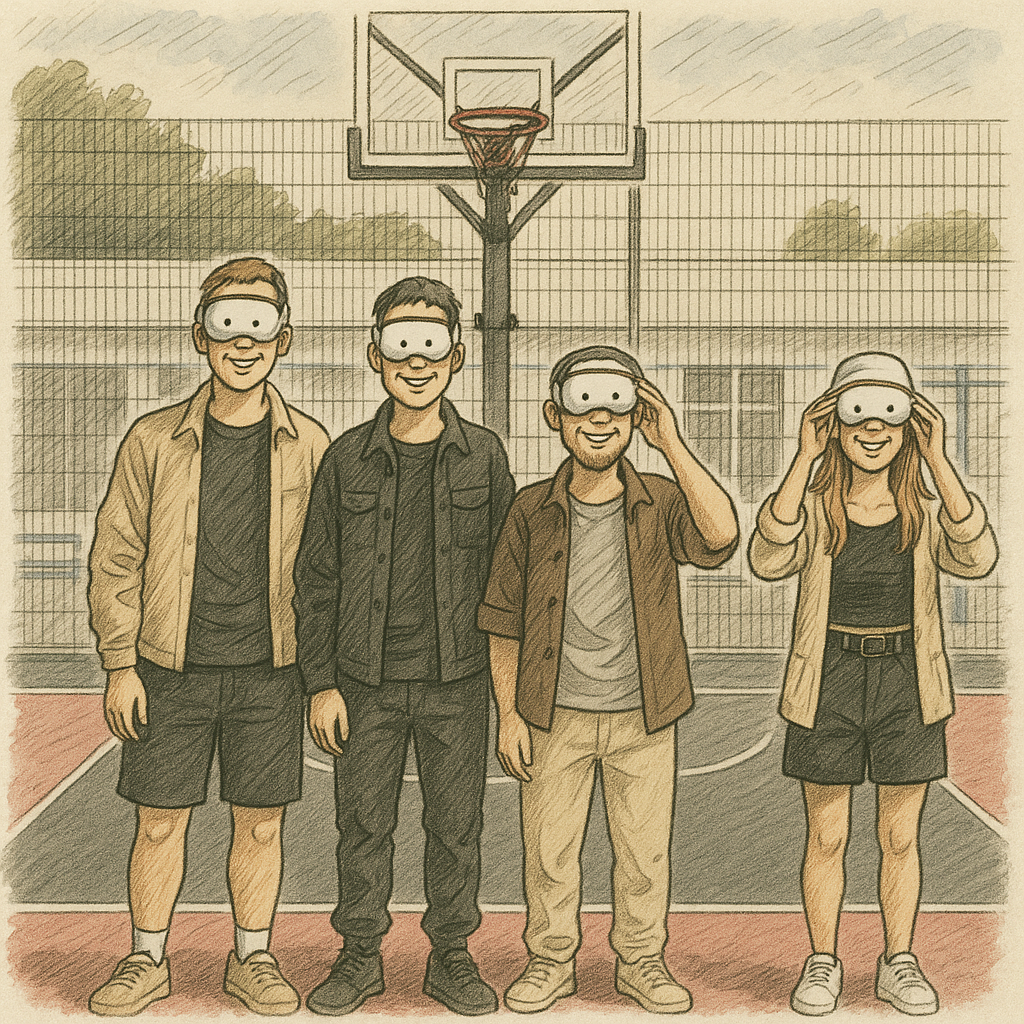 VR arena layout configurations showing square, rectangular and custom shapes from 10m² to 400m²